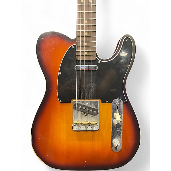 Used Fender JASON ISBELL ROADWORN TELECASTER CHOCOLATE 3 COLOR BURST Solid Body Electric Guitar