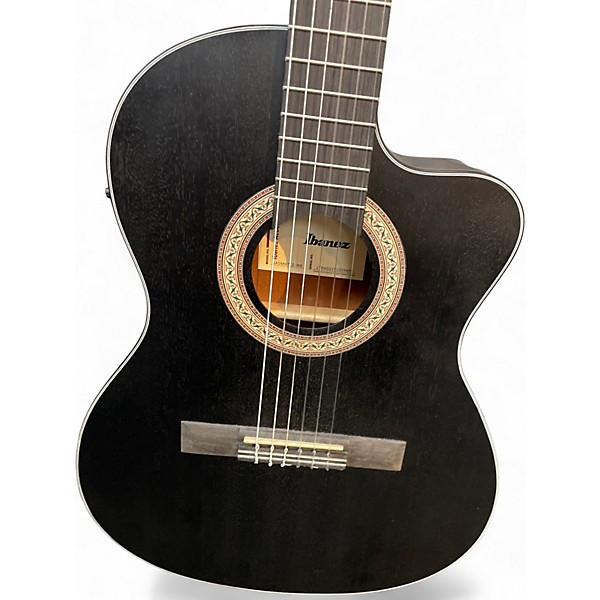 Used Ibanez GA5MHTCE Black Classical Acoustic Guitar