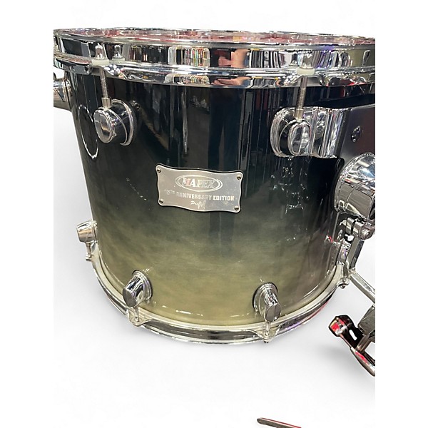 Used Mapex 5 Piece 15th anniversary pro M Jade Fade Drum Kit