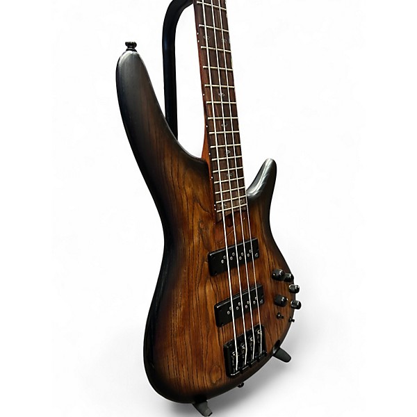 Used Ibanez SR600E ANTIQUE BROWN Electric Bass Guitar