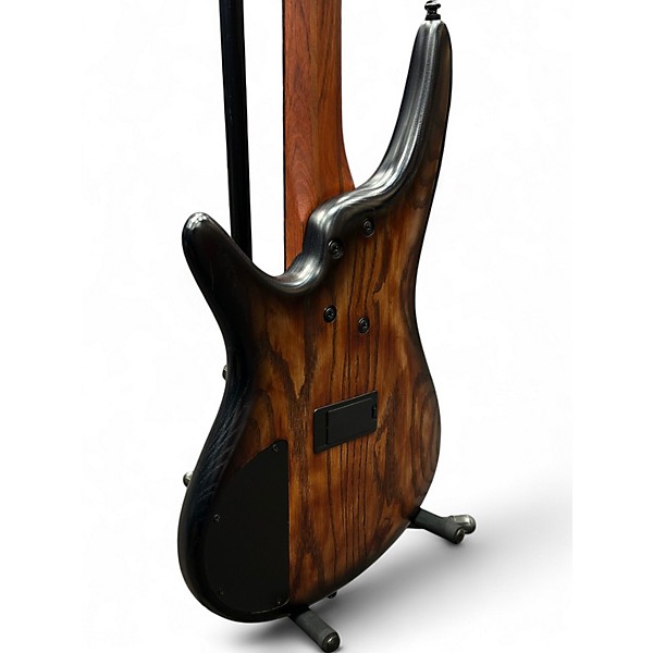 Used Ibanez SR600E ANTIQUE BROWN Electric Bass Guitar