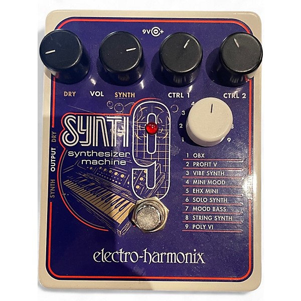 Used Electro-Harmonix SYNTH9 Synthesizer Effect Pedal