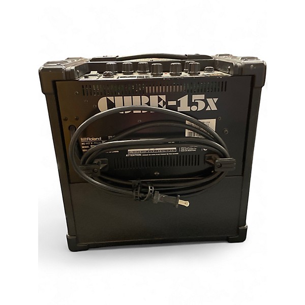 Used Roland Cube 15X 1X8 15W Guitar Combo Amp