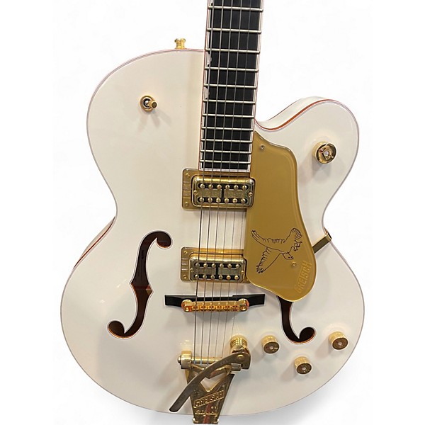 Used Gretsch Guitars G6136T White Falcon Bigsby WHITE!!! Hollow Body Electric Guitar