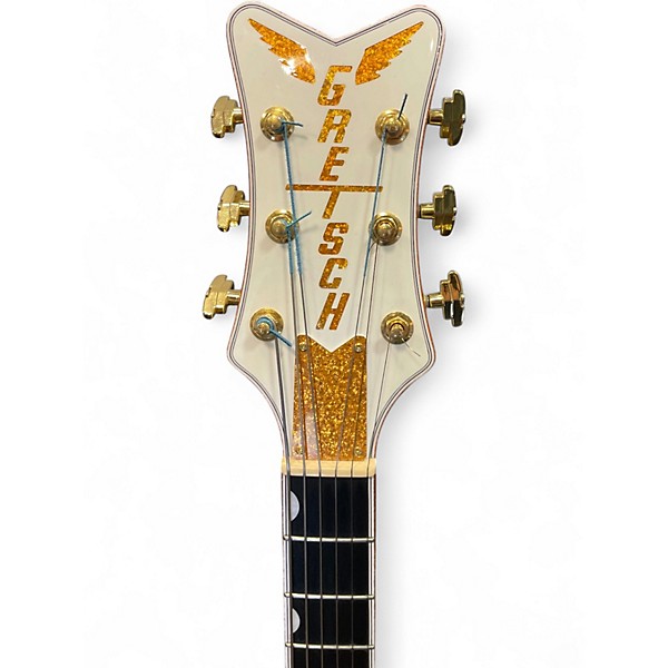 Used Gretsch Guitars G6136T White Falcon Bigsby WHITE!!! Hollow Body Electric Guitar