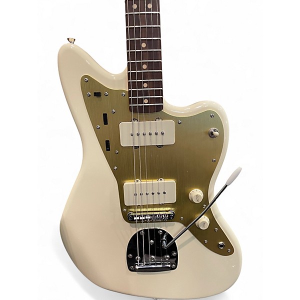 Used Squier J MASCIS JAZZMASTER CREAM Solid Body Electric Guitar