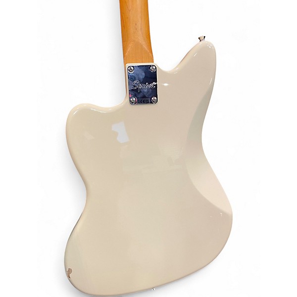 Used Squier J MASCIS JAZZMASTER CREAM Solid Body Electric Guitar