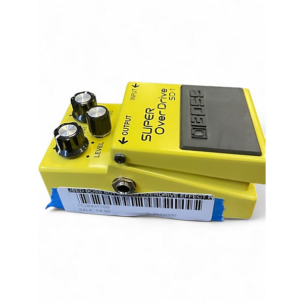 Used BOSS SD1 Super Overdrive Effect Pedal