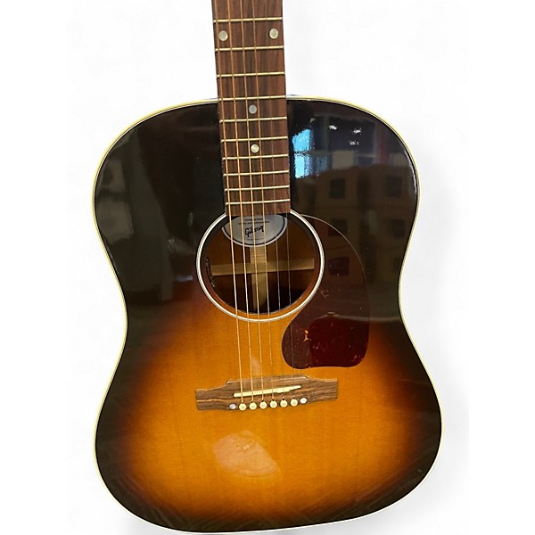 Used 2023 Gibson J45 Standard Tobacco Burst Acoustic Electric Guitar