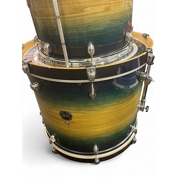 Used Mapex 5 Piece ARMORY SERIES RAINFOREST BURST Drum Kit