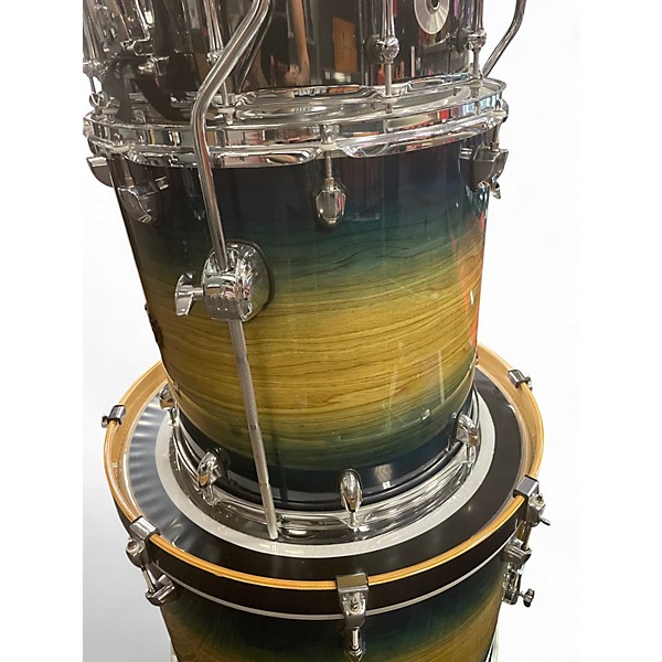 Used Mapex 5 Piece ARMORY SERIES RAINFOREST BURST Drum Kit