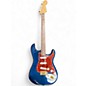 Used 2006 Fender Deluxe Player's Stratocaster Sapphire Blue Trans Solid Body Electric Guitar thumbnail