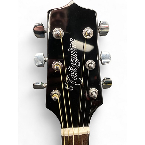 Used Takamine GD30CE Black Acoustic Electric Guitar