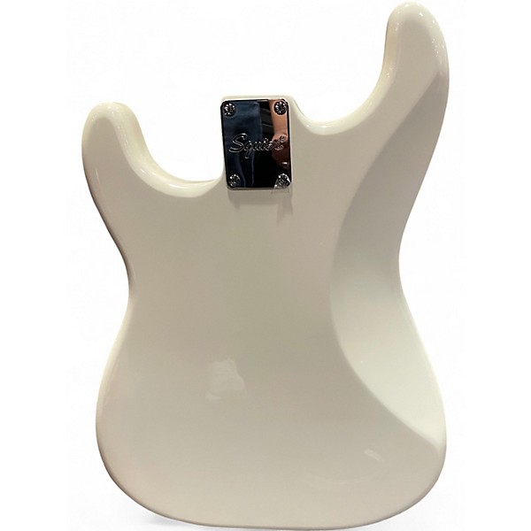 Used Squier Standard Stratocaster Olympic White Solid Body Electric Guitar