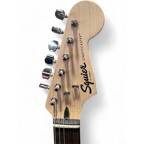 Used Squier Standard Stratocaster Olympic White Solid Body Electric Guitar