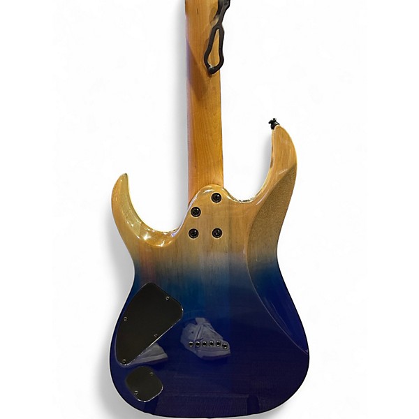 Used Ibanez RGA42HPQM Blue Iceberg Solid Body Electric Guitar