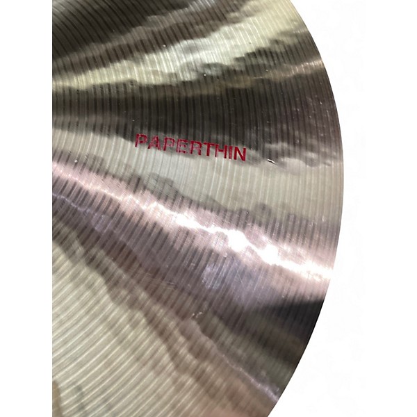 Used Paiste 18in Formula 602 Classic Sounds Paperthin Crash Cymbal