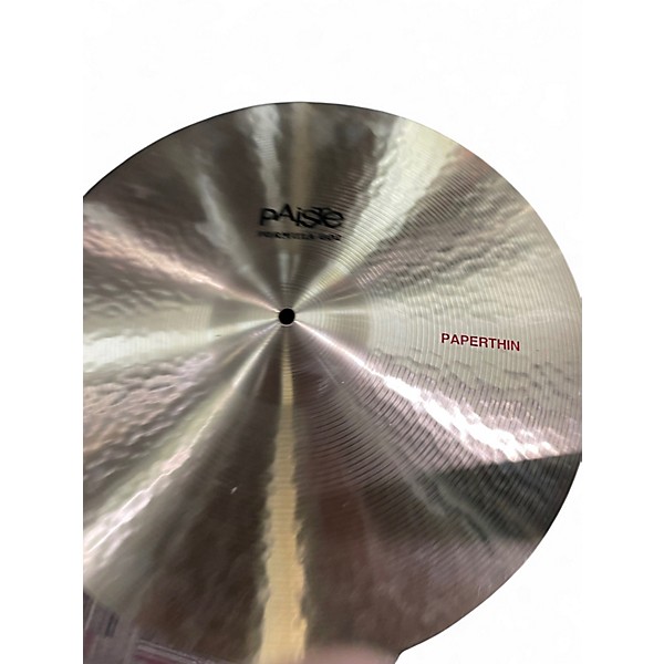 Used Paiste 18in Formula 602 Classic Sounds Paperthin Crash Cymbal