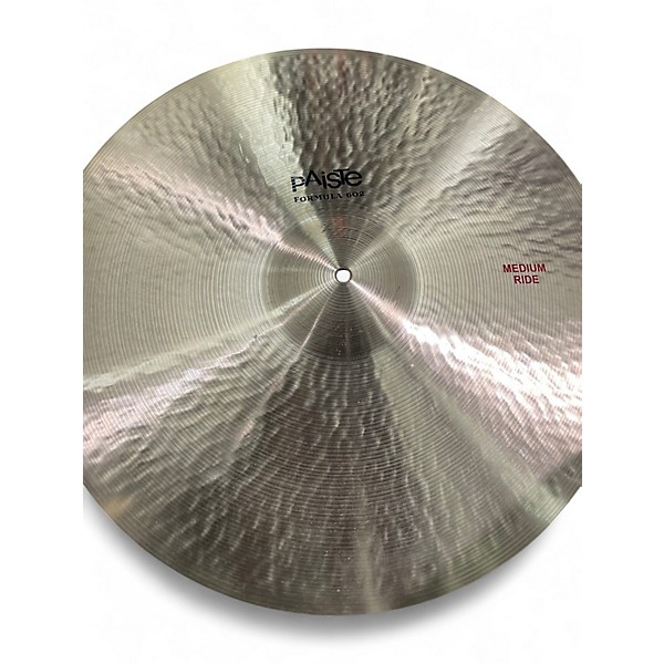 Used Paiste 22in Formula 602 Medium Ride Cymbal