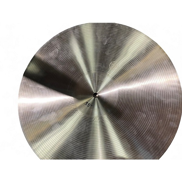 Used Paiste 15in FORMULA 602 HEAVY HI HAT PAIR Cymbal