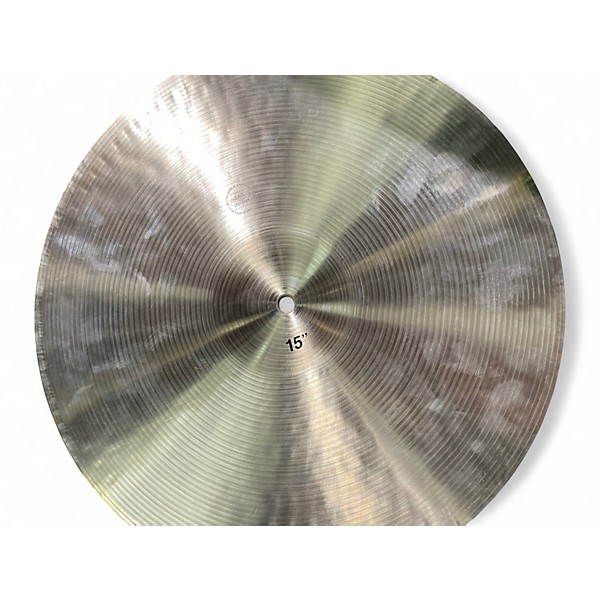 Used Paiste 15in FORMULA 602 HEAVY HI HAT PAIR Cymbal