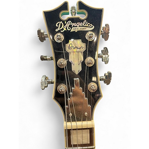 Used D'Angelico Premier Mini DC Ocean Turquoise Hollow Body Electric Guitar