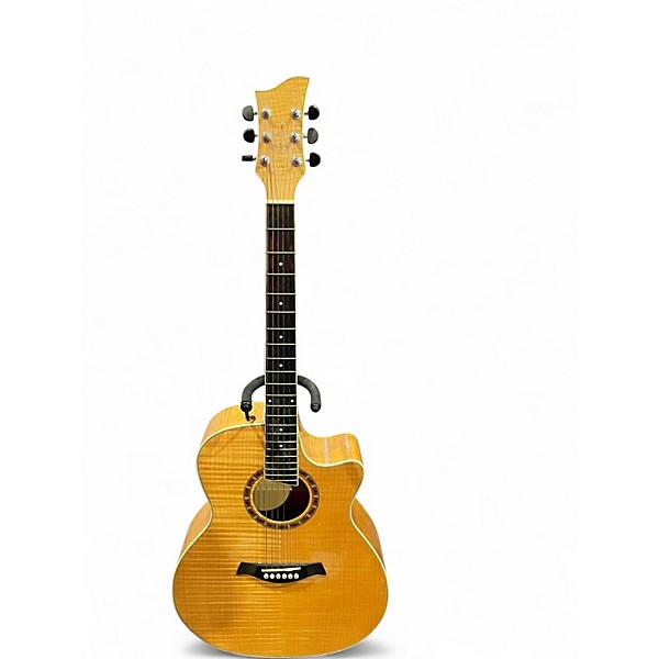 Used Jay Turser HDG18CE Vintage Natural Acoustic Guitar