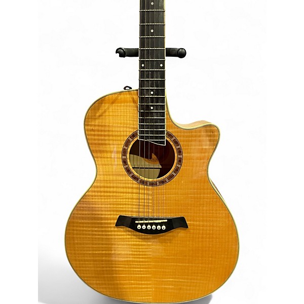 Used Jay Turser HDG18CE Vintage Natural Acoustic Guitar