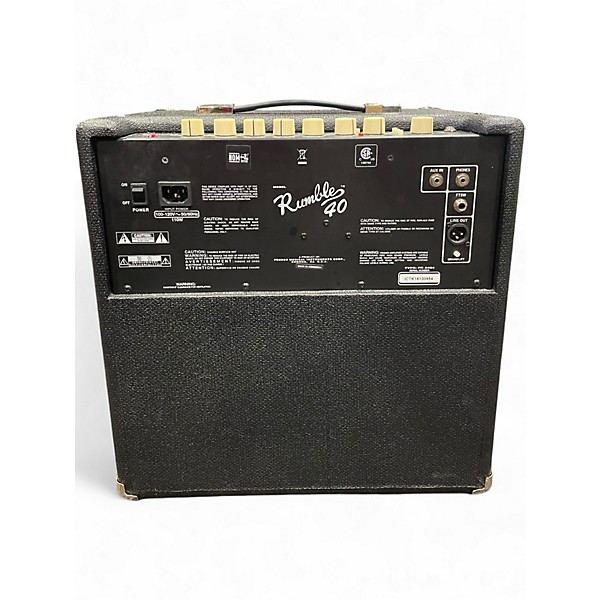 Used Fender Rumble V3 40W 1x10 Bass Combo Amp
