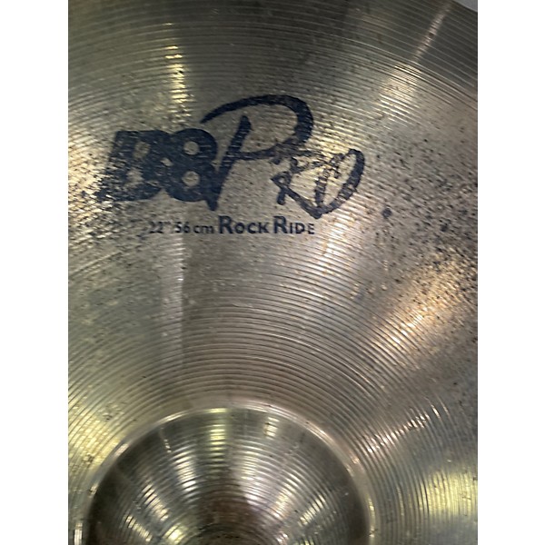 Used SABIAN 22in B8 pro Rock Ride Cymbal
