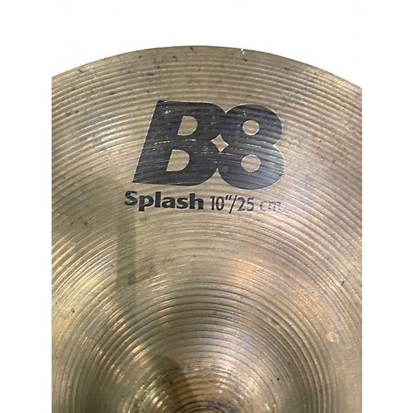 Used SABIAN 10in B8 Splash Cymbal