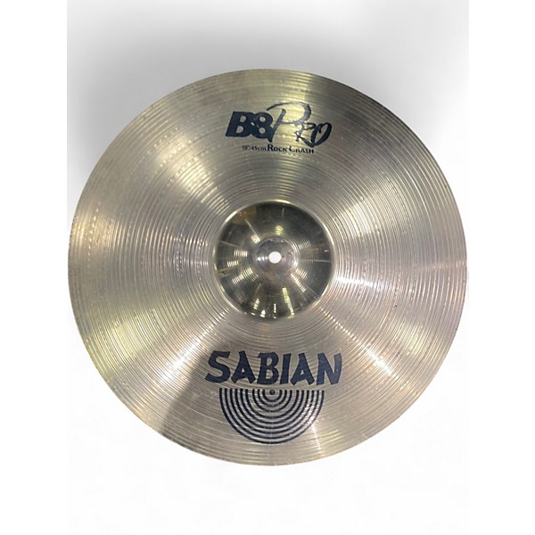 Used SABIAN 18in B8 Rock Crash Cymbal