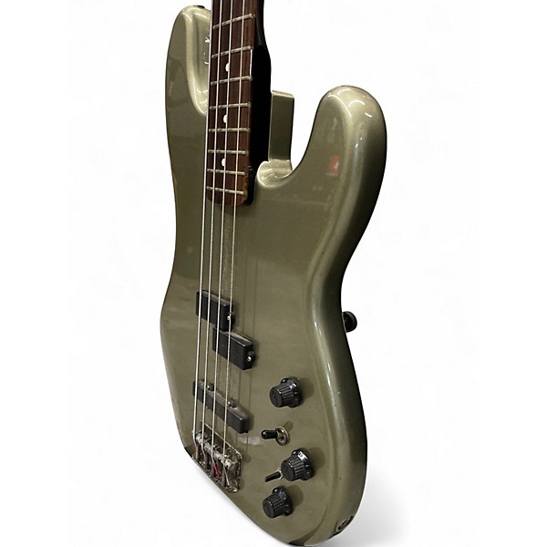 Used Fender 1986 CONTEMPORARY JAZZ BASS SPECIAL Metallic Green Electric Bass Guitar