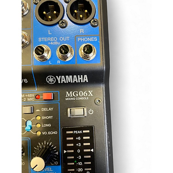 Used Yamaha MG06X Unpowered Mixer