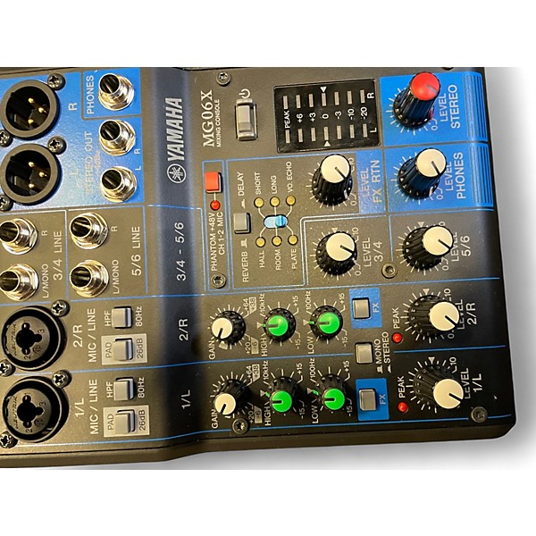 Used Yamaha MG06X Unpowered Mixer