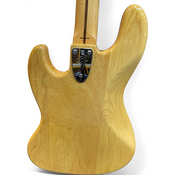 Used Fender Marcus Miller Signature Jazz Bass Natural Electric Bass Guitar