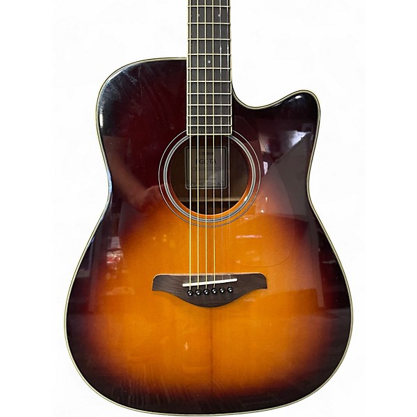 Used Yamaha FGC-TA Tobacco Burst Acoustic Electric Guitar