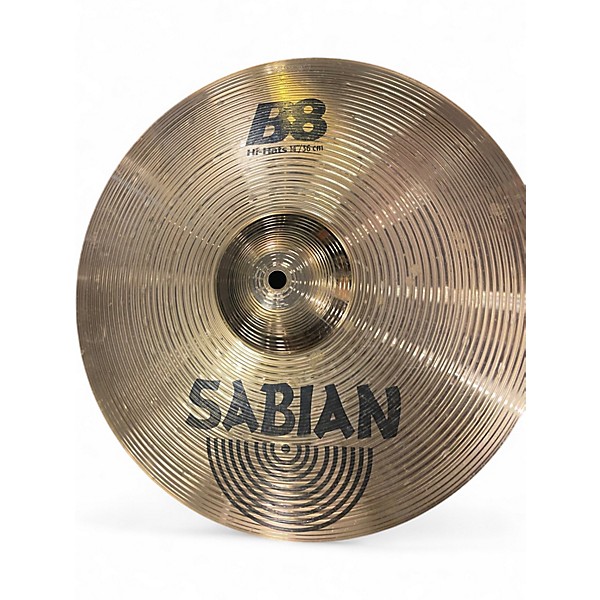 Used SABIAN 14in B8 Hi Hat Pair Cymbal