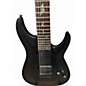 Used 2025 Schecter Guitar Research Damien 7 String BLACK Solid Body Electric Guitar