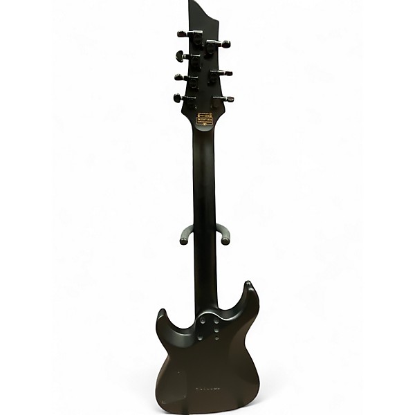 Used 2025 Schecter Guitar Research Damien 7 String BLACK Solid Body Electric Guitar