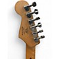 Used Squier Deluxe Stratocaster Olympic White Solid Body Electric Guitar