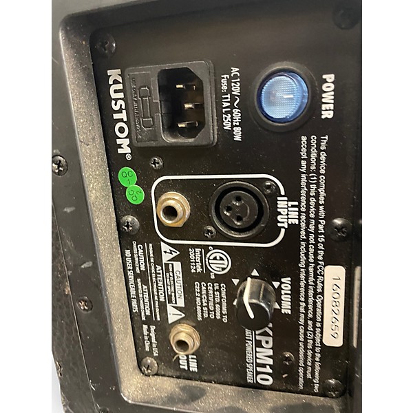 Used Kustom KPM10 Powered Speaker