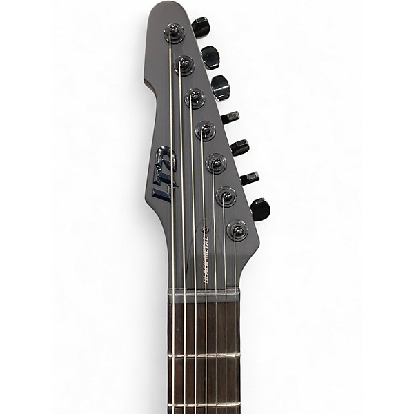 Used ESP LTD Phoenix Black Metal Black Solid Body Electric Guitar