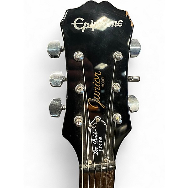 Used Epiphone Les Paul Junior Single Cut Black Solid Body Electric Guitar