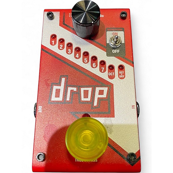 Used DigiTech The Drop Polyphonic Drop Tune Pitch-Shifter Effect Pedal