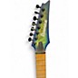 Used Ibanez IRON LABEL RGDIX7MPB Trans Blue Solid Body Electric Guitar