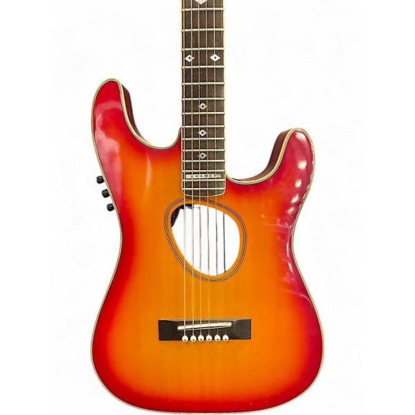 Used Kramer Ferrington Sunburst Acoustic Electric Guitar