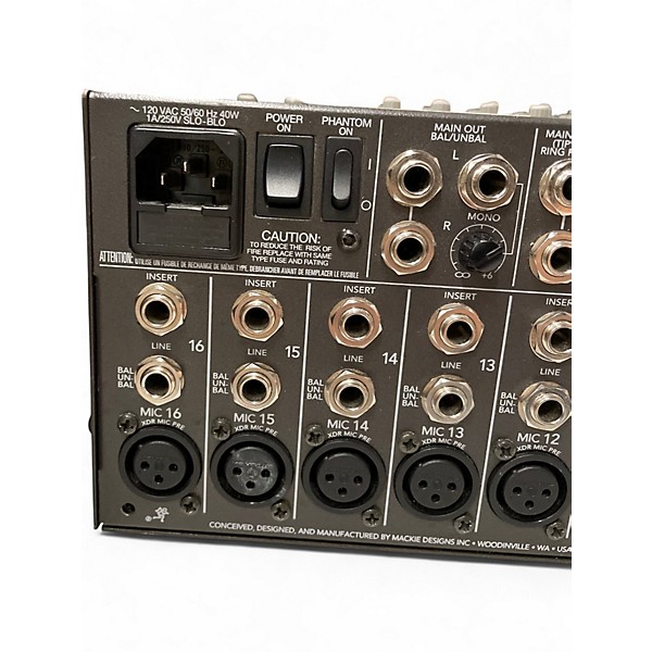 Used Mackie 1604VLZ PRO Unpowered Mixer