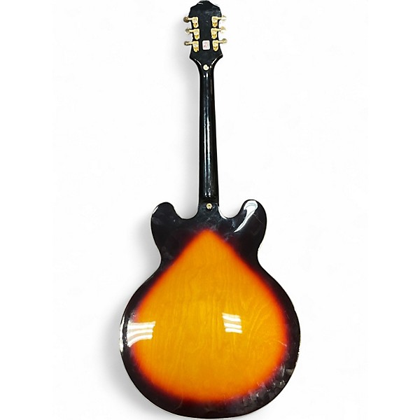 Used Epiphone Sheraton II Tobacco Burst Hollow Body Electric Guitar