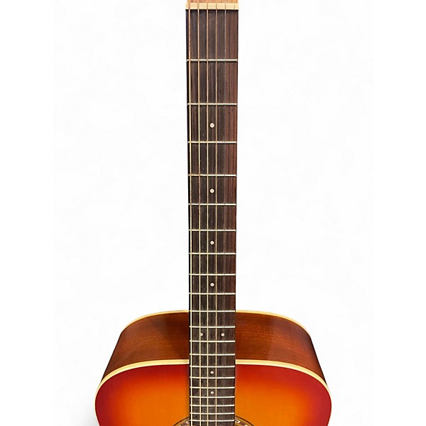 Used Washburn WD7S ACSM 2 Tone Sunburst Acoustic Guitar